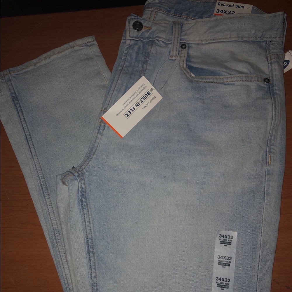 Relaxed slim old navy jeans
